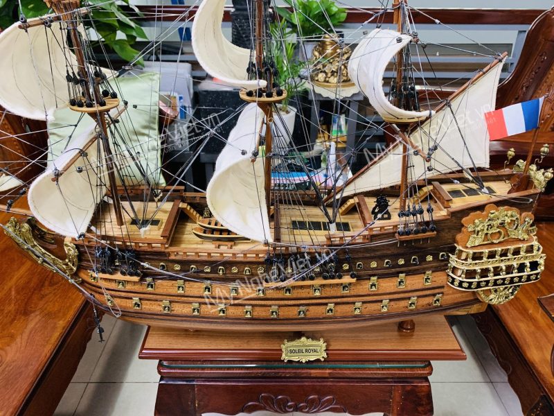 Mô Hình Tàu Thuyền Chiến Cổ Le Soleil Royal