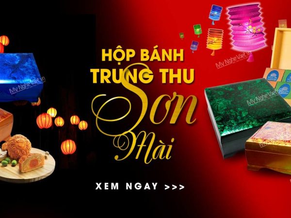 Hộp bánh trung thu sơn mài