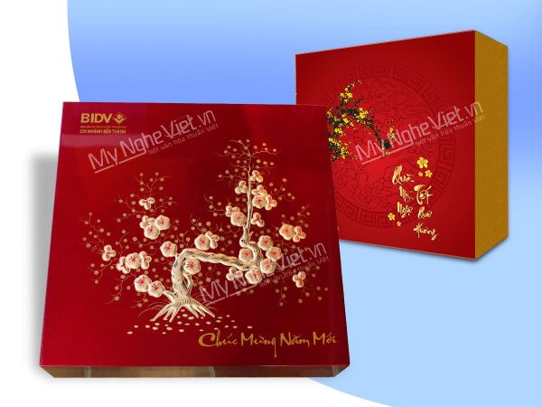 Quà tặng khay mứt Tết