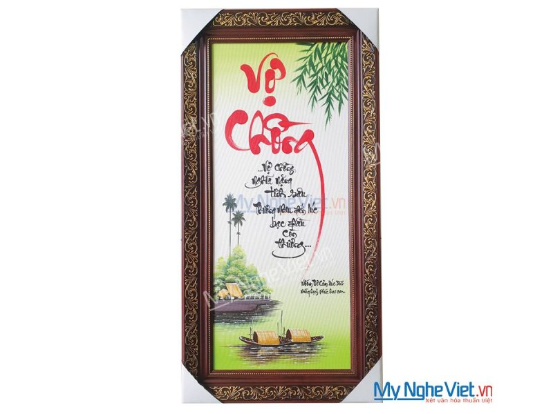 Tranh thư pháp ý nghĩa theo yêu cầu