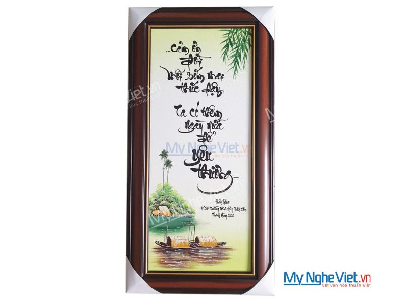 Tranh thư pháp ý nghĩa theo yêu cầu