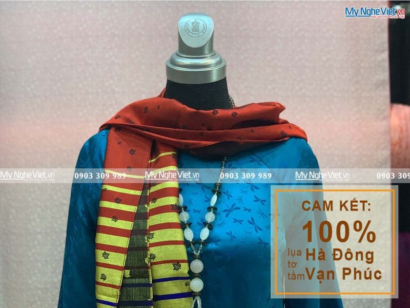 Khăn Choàng Cổ Lụa Hà Đông MNV-KLLS05 - Ảnh 3