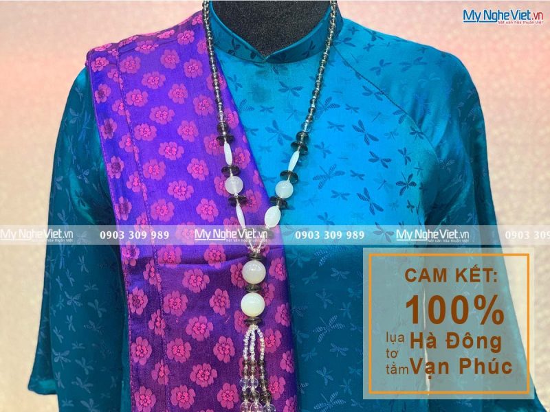Khăn Choàng Cổ Họa Tiết Hoa MNV-KLTA44180-2 - Ảnh 2