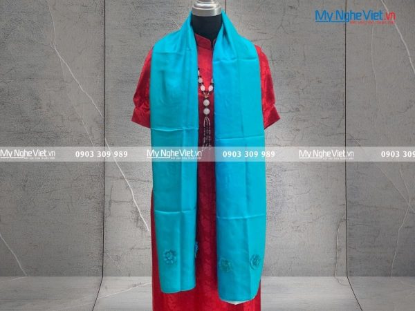 Khăn Choàng Cổ Hà Đông Đính Hoa MNV-KL48-14