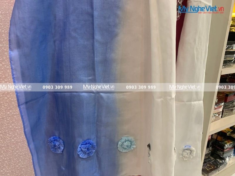 Khăn Choàng Cổ Hà Đông Đính Hoa MNV-KL48-21 - Ảnh 4