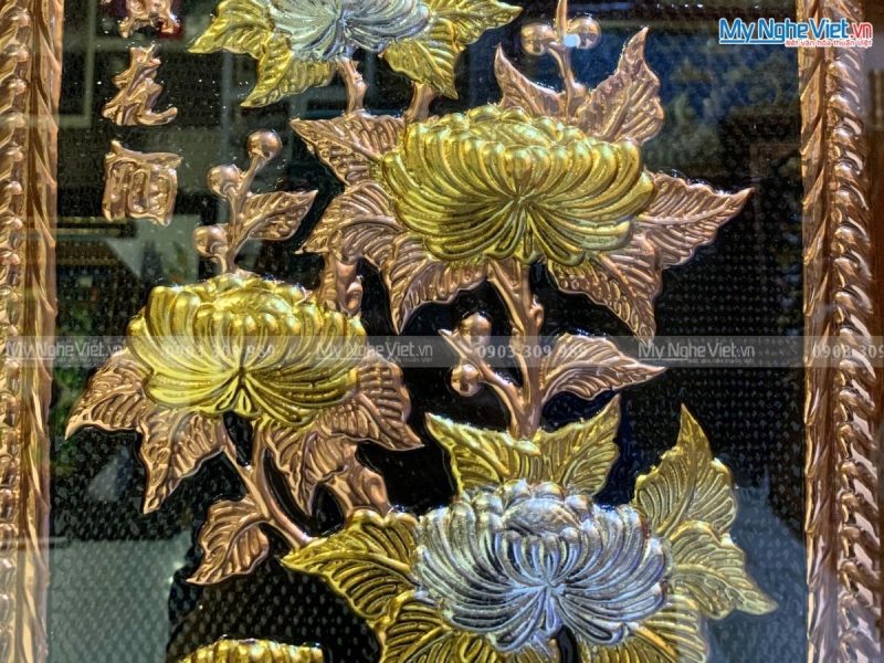 Tranh Đồng Tùng Cúc Trúc Mai - Ảnh 3