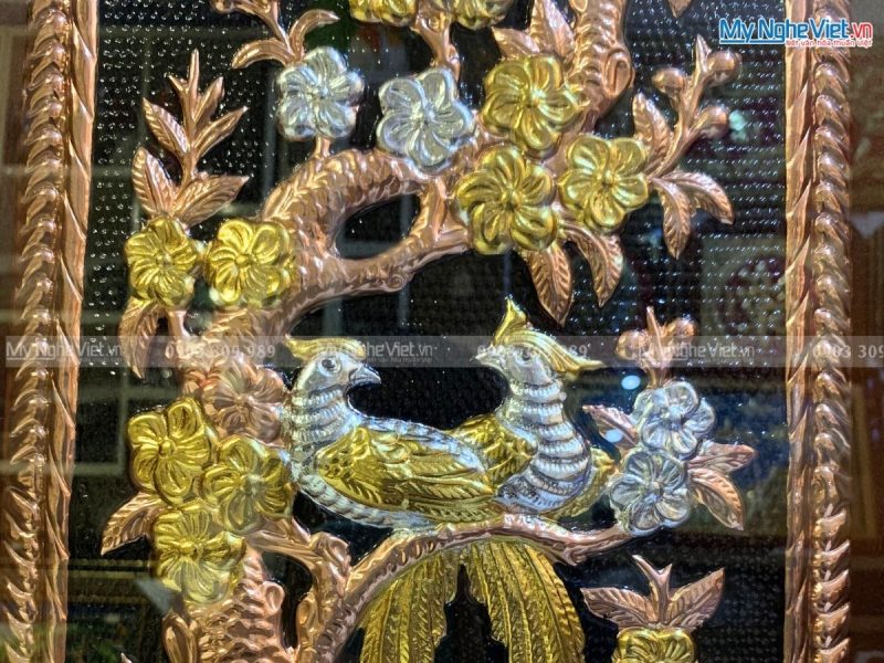 Tranh Đồng Tùng Cúc Trúc Mai - Ảnh 5