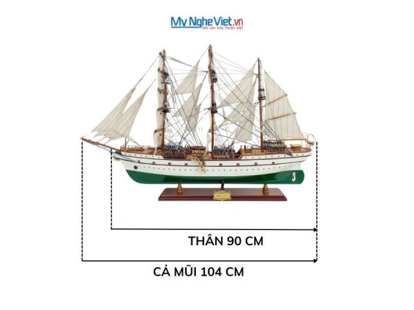 Mô hình tàu thuyền Hải Quân Gorch Fock