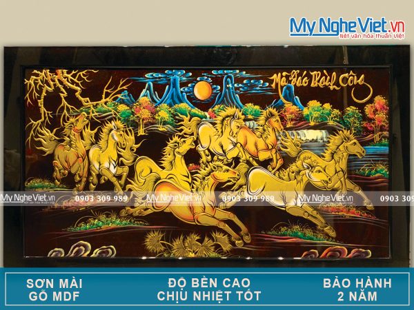 Tranh Mã Đáo Thành Công Truy Phong Đắp Nổi
