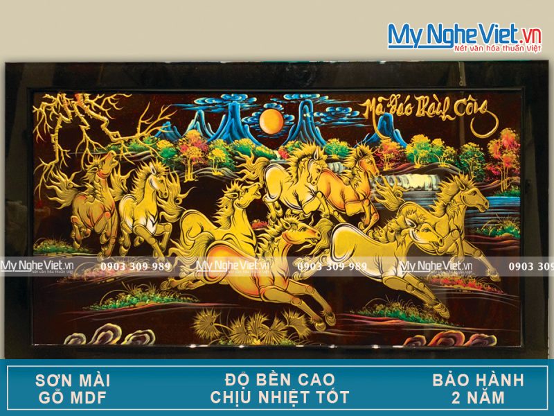 Tranh Mã Đáo Thành Công Truy Phong Đắp Nổi