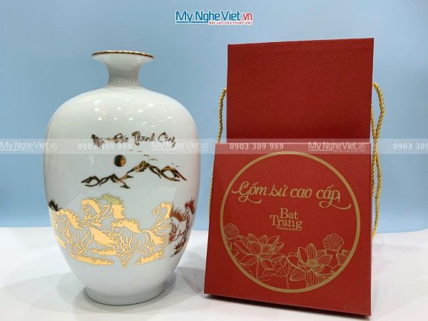 Bình Thu Tài Lộc Gốm Mã Đáo Thành Công