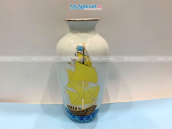 Bình Hoa Gốm Thuận Buồm Xuôi Gió