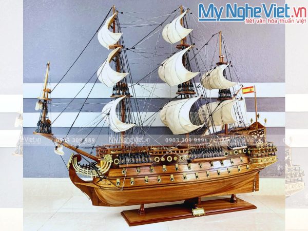 Mô hình thuyền chiến cổ San Felipe