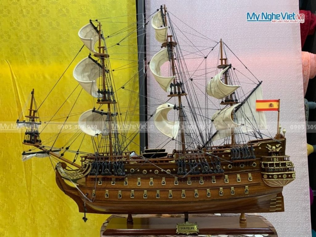 Mô hình thuyền chiến cổ San Felipe