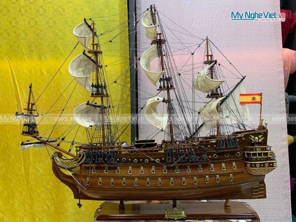 Mô hình thuyền chiến cổ San Felipe