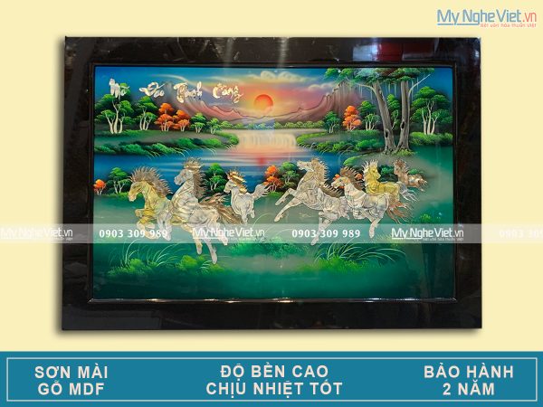 Tranh Sơn Mài Mã Đáo Thành Công