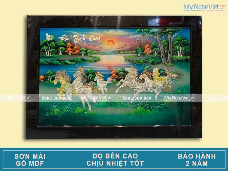 Tranh Sơn Mài Mã Đáo Thành Công