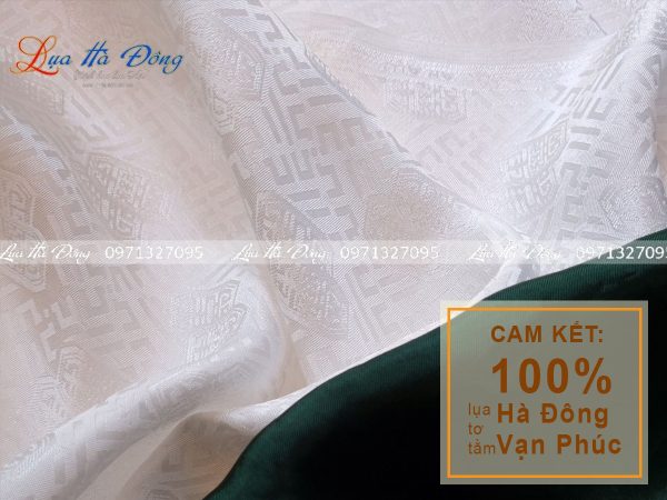 Bộ Áo Dài Lụa Hà Đông Họa Tiết ( Áo 2.5m + Quần 2,3m) MNV-LNL25