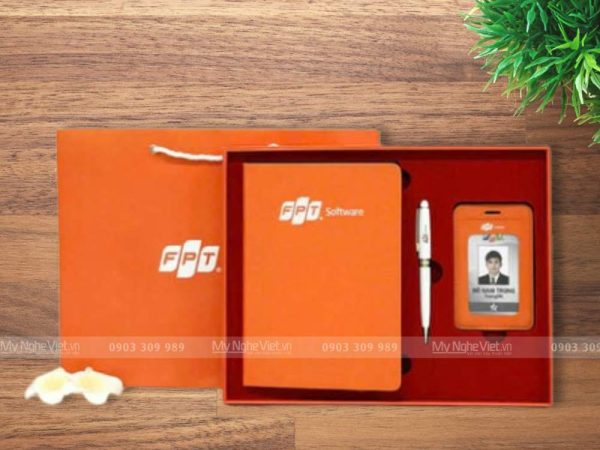 Quà Tặng Sổ Bút In Logo Doanh Nghiệp