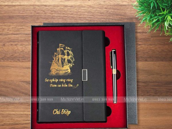Quà Tặng Sổ Bút In Thông Điệp, Lời Chúc