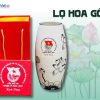 Lọ Hoa Gốm Dáng Quả Boom In Logo