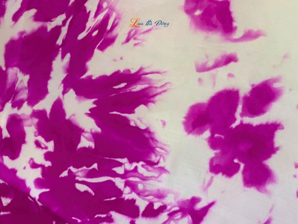 Khăn tằm loang 100% silk
