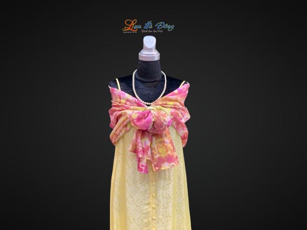 Khăn tằm loang 100% silk