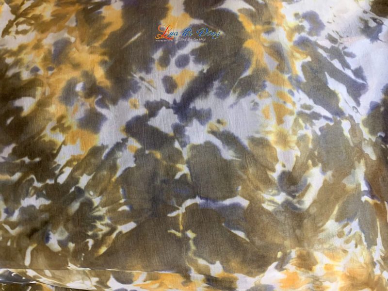 Khăn tằm loang 100% silk