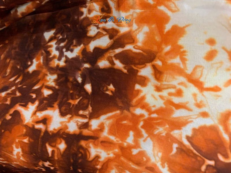Khăn tằm loang 100% silk