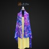 Khăn tằm loang 100% silk