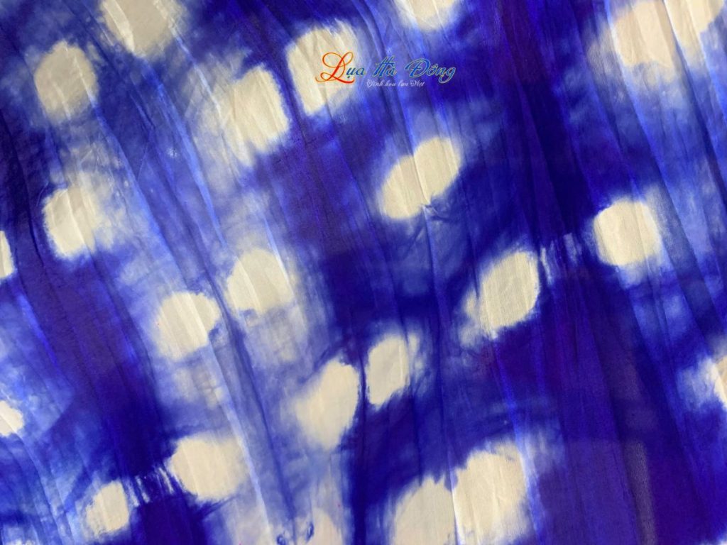 Khăn tằm loang 100% silk