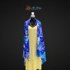 Khăn tằm loang 100% silk