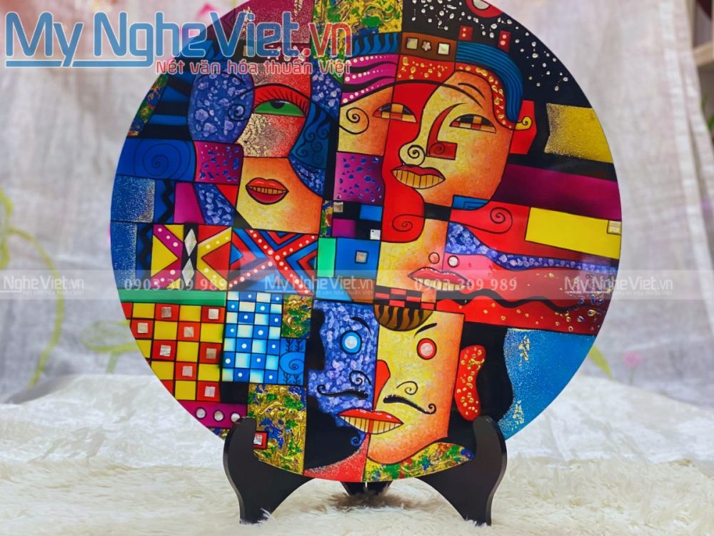 Tranh Đĩa SM Picasso D45cm MNV-TD458 đủ mẫu