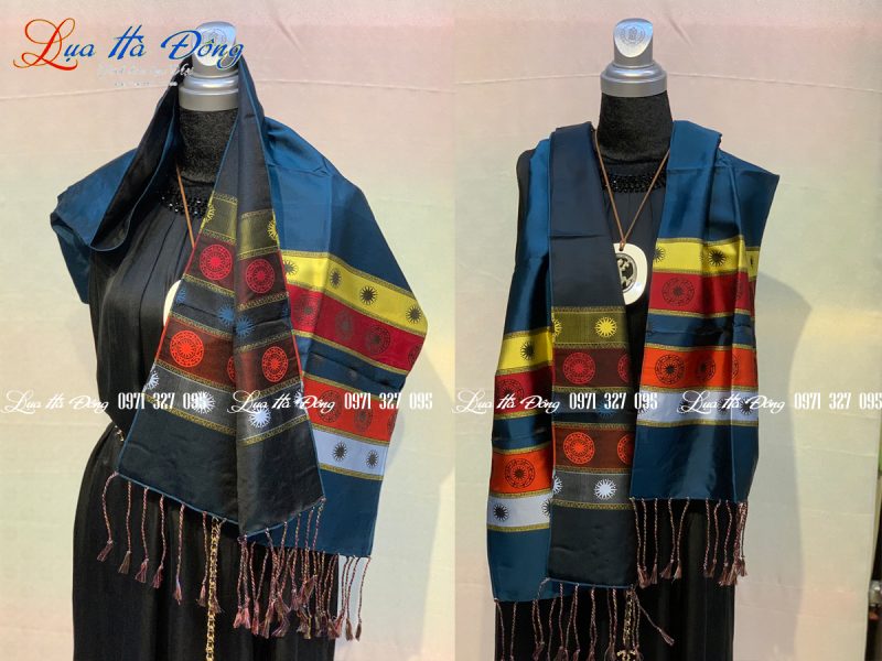 Quà Tặng Khăn Lụa Hà Đông – Họa Tiết Trống Đồng Việt Nam - Ảnh 2