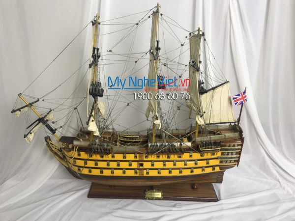 Mô Hình Thuyền Chiến Cổ HMS Victory (Thân 80)-MNV-TB32