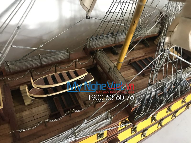 Mô Hình Thuyền Chiến Cổ HMS Victory (Thân 80)-MNV-TB32 - Ảnh 2