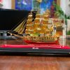 Mô Hình Thuyền Dát Vàng 24K