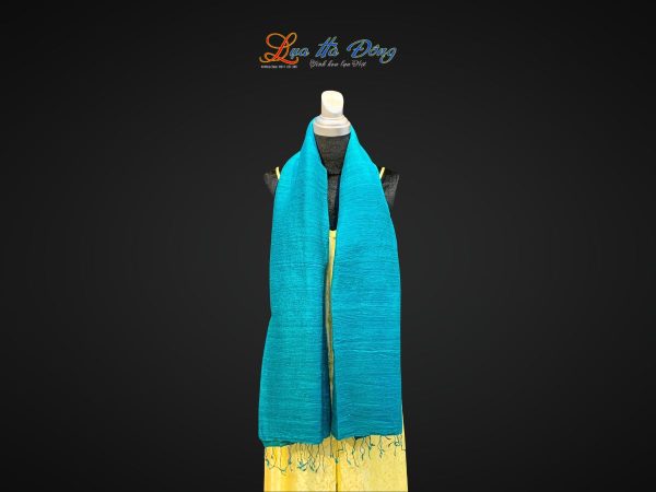 Khăn Lụa Trơn Màu Xanh Ngọc Bích 100% silk