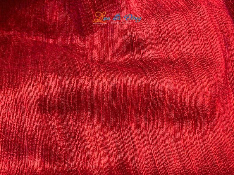 Khăn Lụa Trơn Màu Đỏ Mận 100% silk