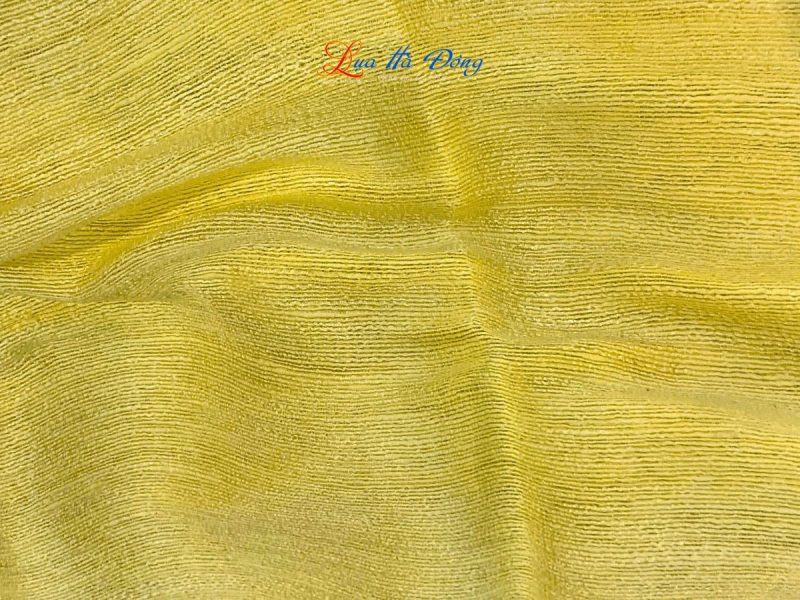 Khăn Lụa Trơn Màu Vàng 100% silk
