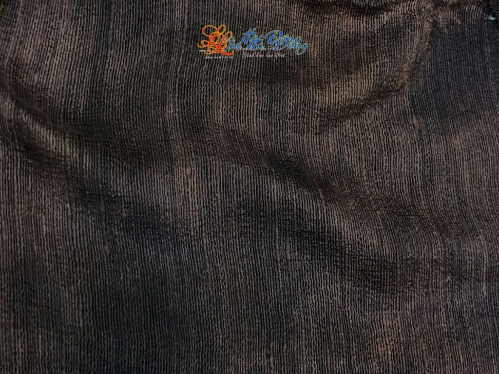Khăn Lụa Trơn Màu Nâu Đen 100% silk