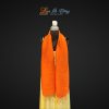 Khăn Lụa Trơn Màu Cam 100% silk