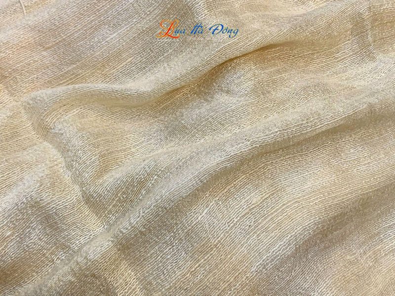 Khăn Lụa Trơn Màu Kem 100% silk