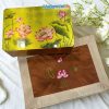 Hộp sơn mài cao cấp hoa sen và Bộ khăn trãi bàn