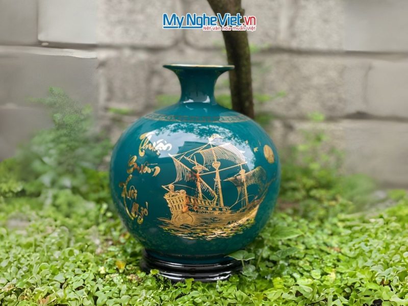 Bình Thu Tài Lộc Thuận Buồm Xuôi Gió In Logo - Ảnh 2
