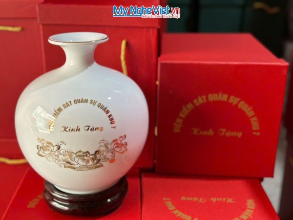 Bình Thu Tài Lộc Thuận Buồm Xuôi Gió In Logo