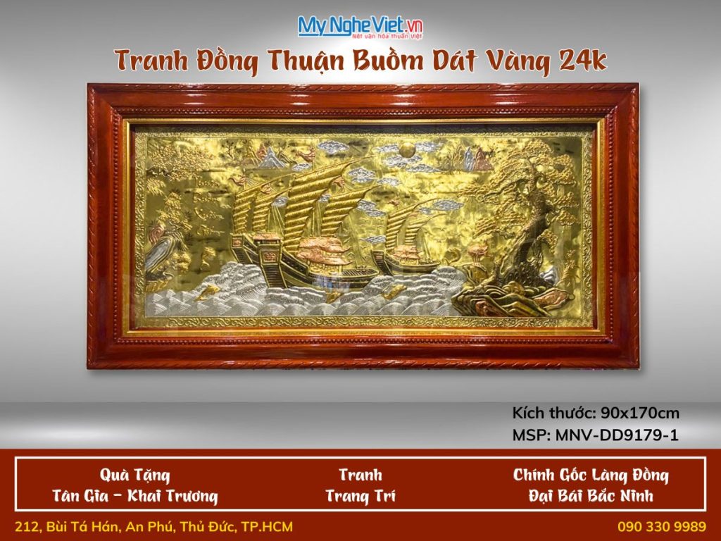 Tranh Đồng thuận buồm xuôi gió