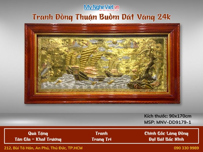 Tranh Đồng thuận buồm xuôi gió
