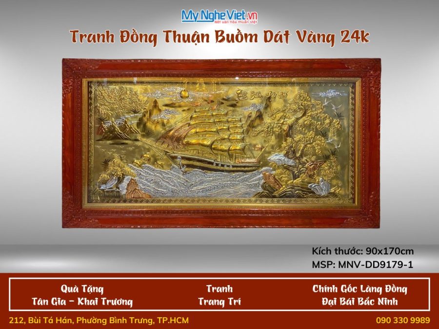 Tranh Đồng thuận buồm xuôi gió