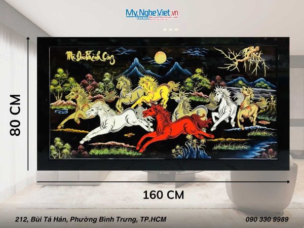 Tranh Mã Đáo Đắp Nổi TSM7138-4